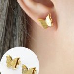 Golden Touch: Adorn Yourself with Petite Gold Earrings!