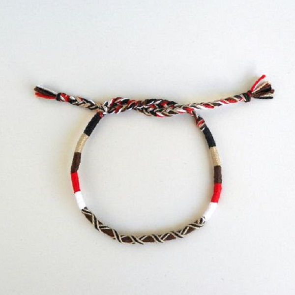 DIY Thread Wrapped Bracelets