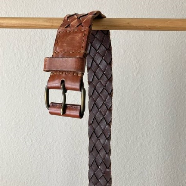 Learn how to clean a braided leather belt