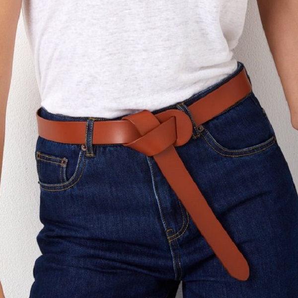 Learn how to wear a leather wrap belt