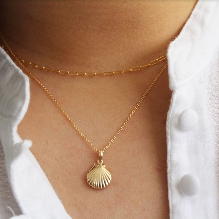  craft a beautiful seashell necklace