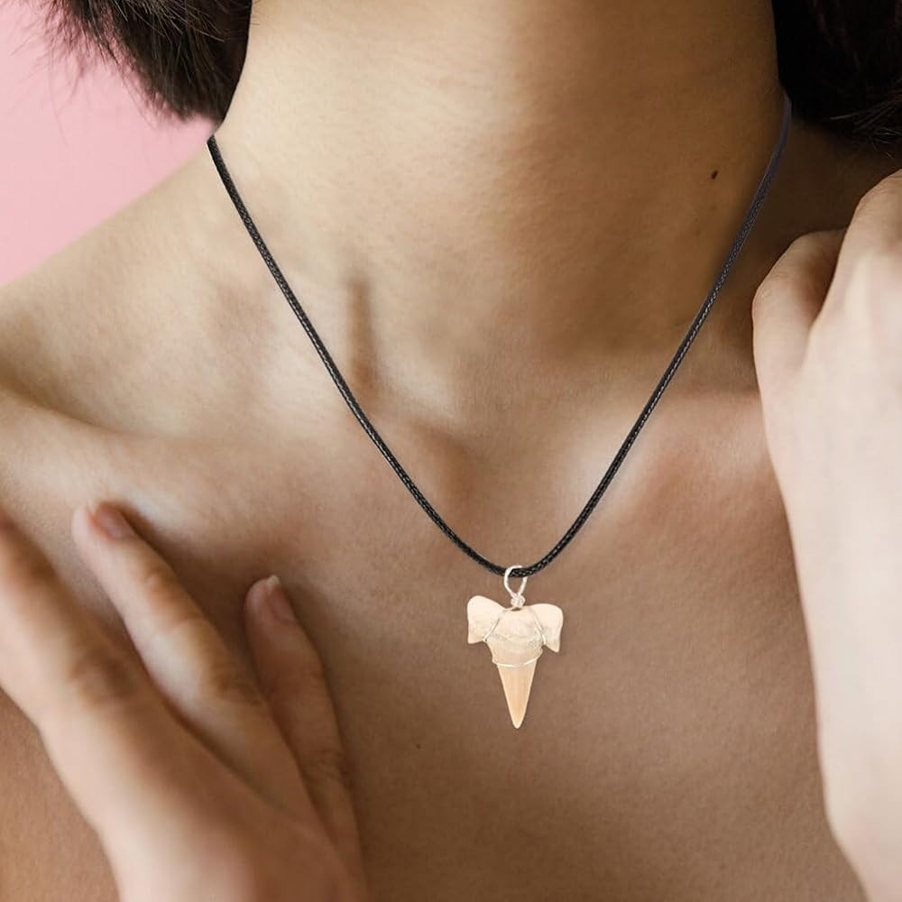 how to make shark tooth necklace