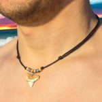 how to make a shark tooth necklace