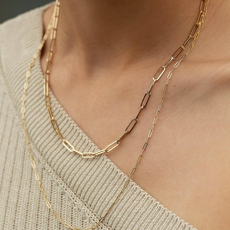 paperclip chain necklace