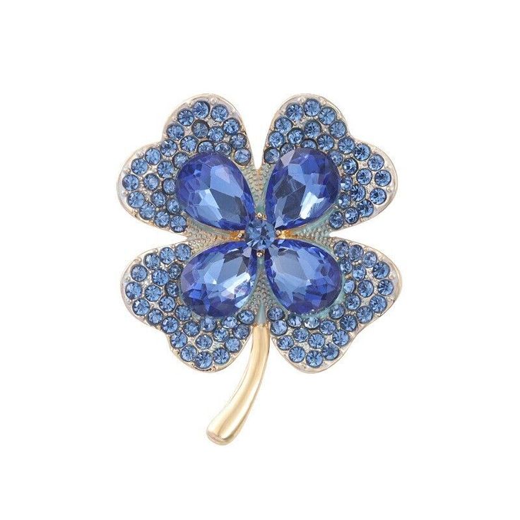 sapphire brooch