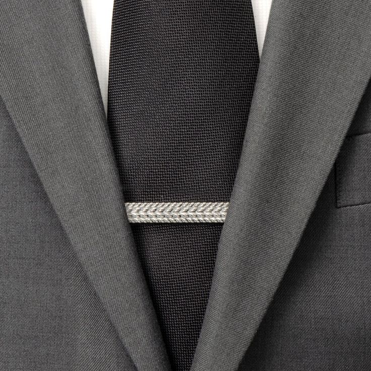 tie clip placement