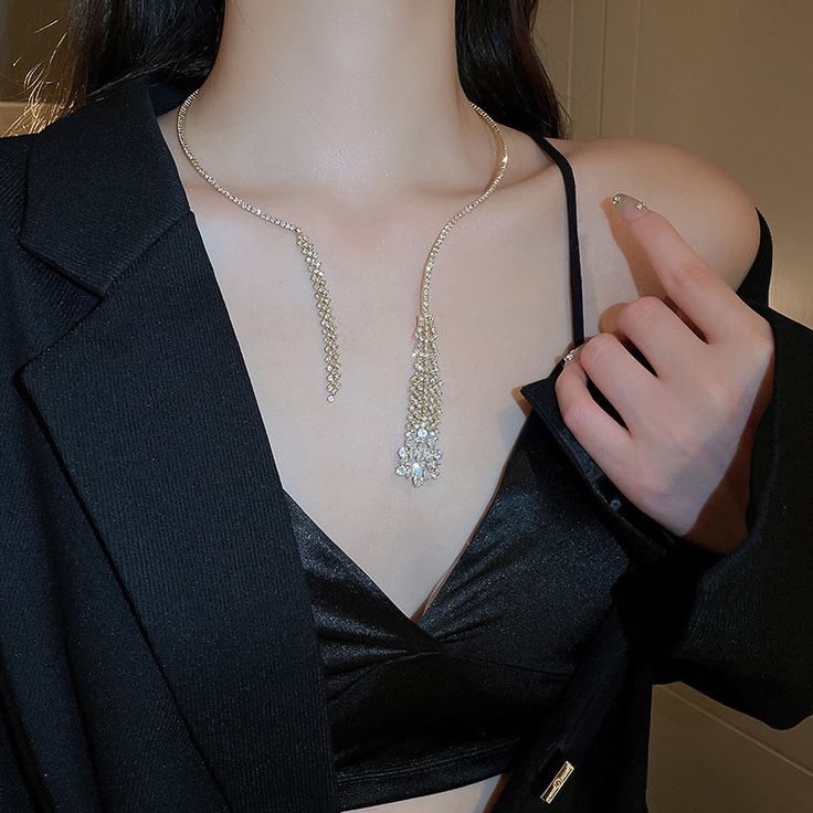 diamond choker necklace