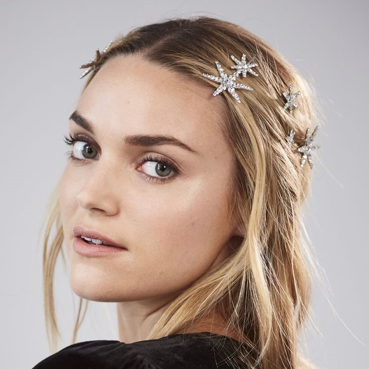 Y2K star barrette