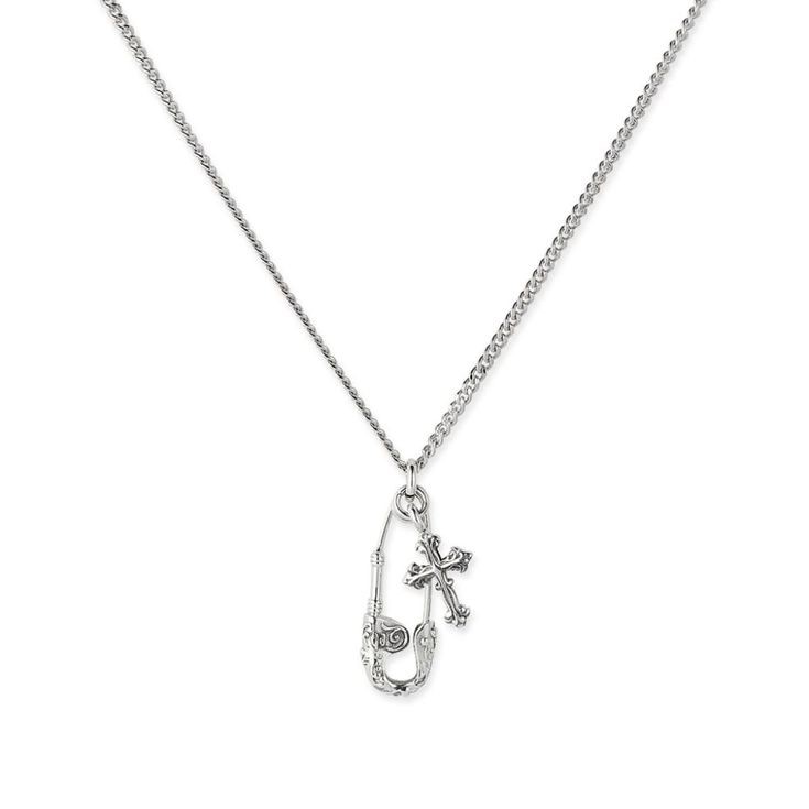 safety pin necklace