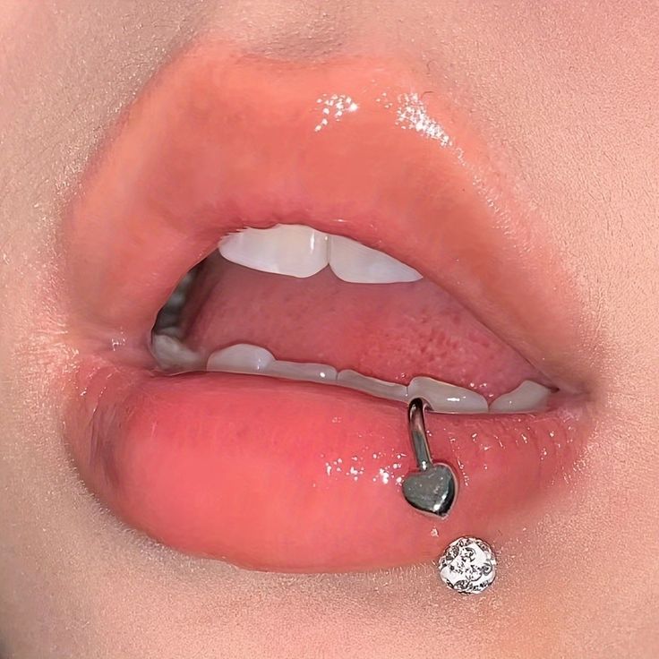 diamond lip jewelry