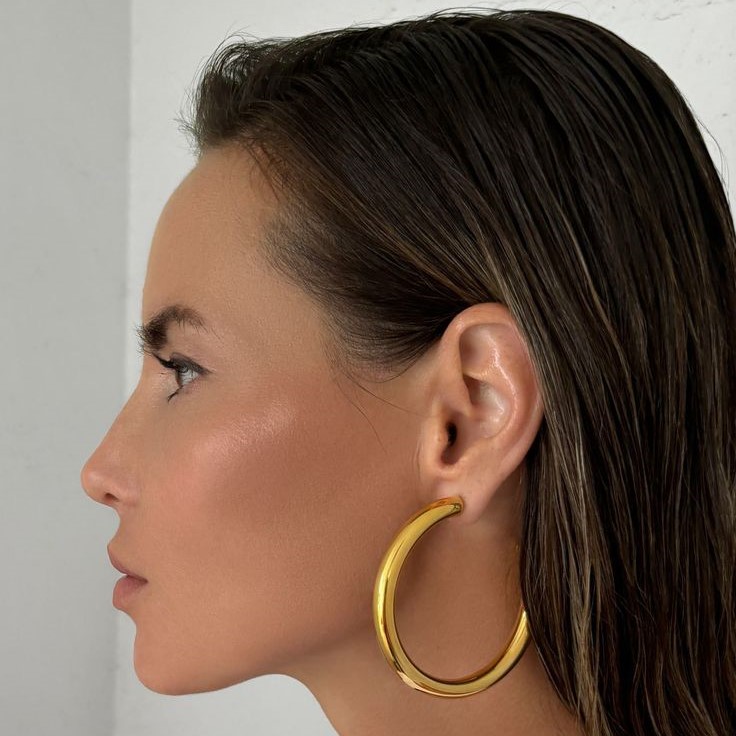 big gold hoops