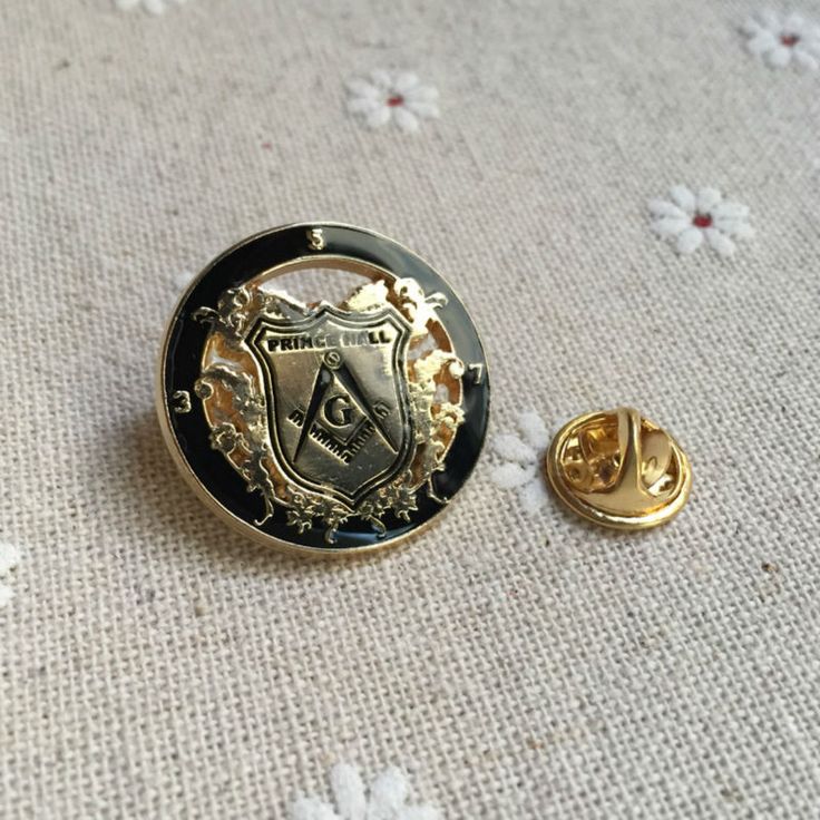 trendy masonic lapel pin